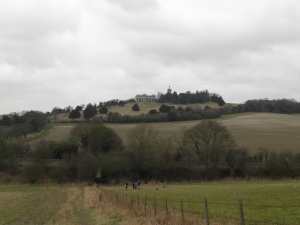 Looking back to West Wycombe Hill